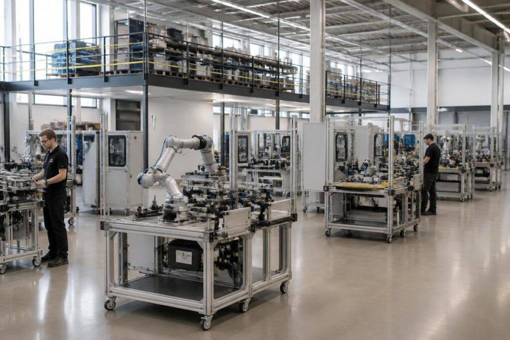 Reconfigurable factories and the cost of changing production